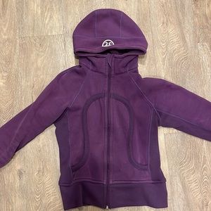Lululemon scuba hoodie purple size 6